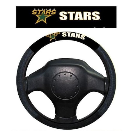 Fremont Die Inc Fremont Die 88515 Dallas Stars Poly-Suede Steering Wheel Cover 88515
